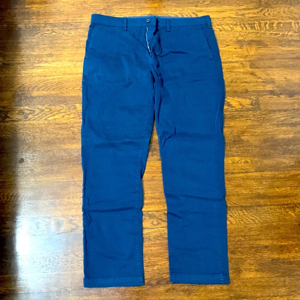 Express Men’s Chinos Blue: Slim Fit Waist 34 Length 30